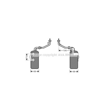 AVA FDD387 - Receiver Dryer