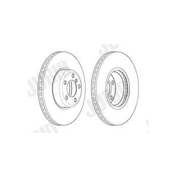Jurid 562979JC-1 - Brake Disc (Front)