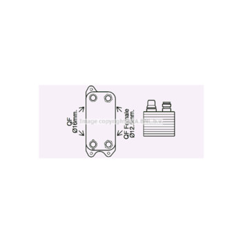 AVA MS3686 - Oil Cooler