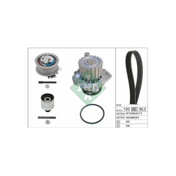 INA 530020133 - Timing Belt-Water Pump Kit