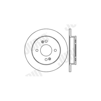 Jurid 562429JC-1 - Brake Disc (Rear)