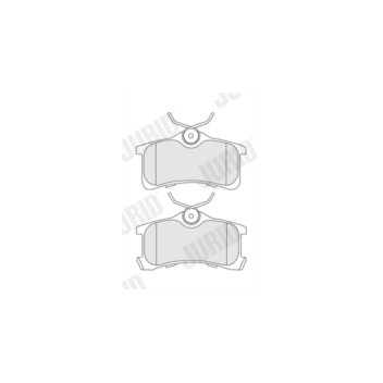 Jurid 572520J - Brake Pad Set (Rear)