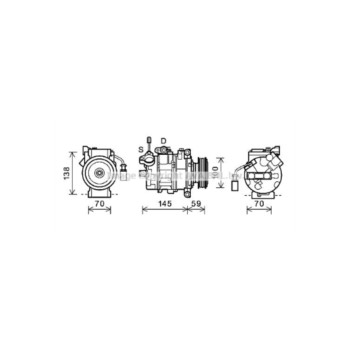 AIAK342 - Compressor (A/C)