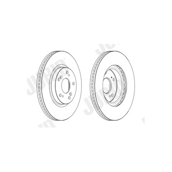 Jurid 563127JC-1 - Brake Disc (Front)