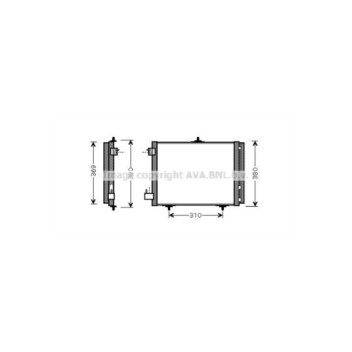 AVA PEA5295D - Condenser (A/C)
