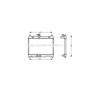 AVA TOA2251 - Radiator