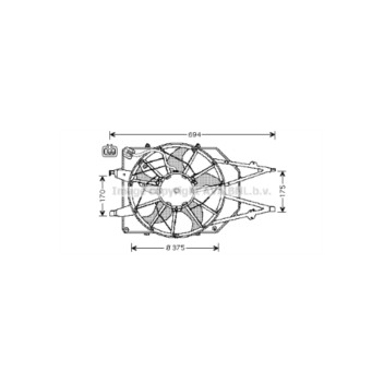 AVA FD7508 - Cooling Fan