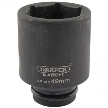 Draper Expert 05080 - Expert 49mm 3/4" Square Drive Hi-Torq&#174; 6 Point Deep Imp