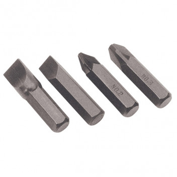 Draper 12542 - Impact Screwdriver Bit Set (4 Piece)