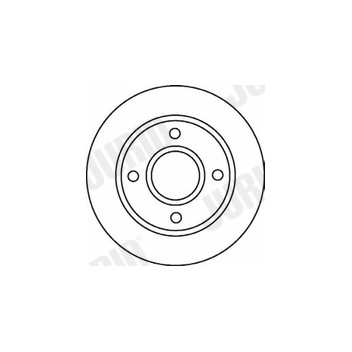 Jurid 562078JC-1 - Brake Disc (Front)