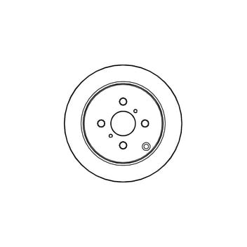 PPF DS6769 - Brake Disc (Rear)