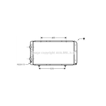 AVA PEA2146 - Radiator