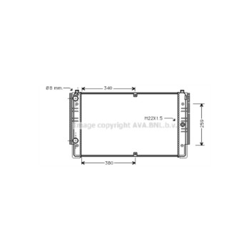 AVA VNA2149 - Radiator