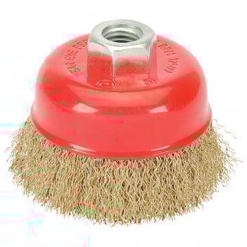 Draper 41444 - 80mm x M14 Crimped Wire Cup Brush