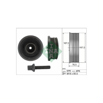 INA 544008220 - Crankshaft Pulley