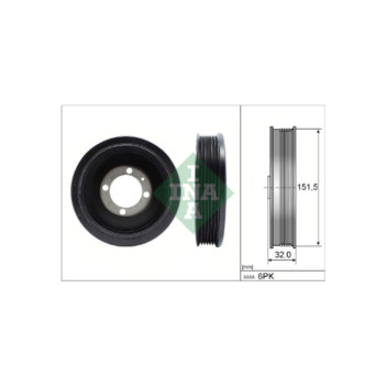 INA 544012310 - Torsion Vibration Damper