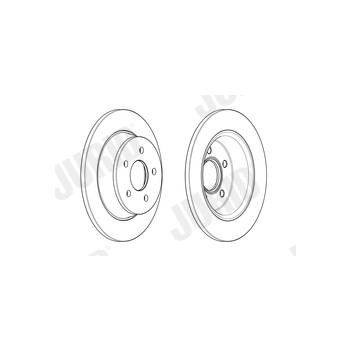 Jurid 562655JC-1 - Brake Disc (Rear)