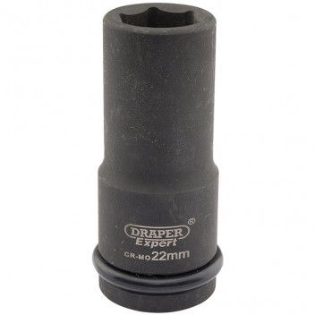 Draper Expert 05054 - Expert 22mm 3/4" Square Drive Hi-Torq&#174; 6 Point Deep Impact Socket