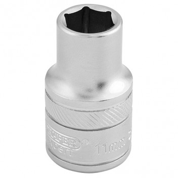 Draper Expert 16600 - 1/2" Square Drive 6 Point Metric Socket (11mm)