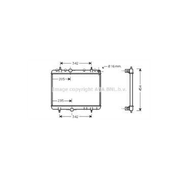 AVA PE2267 - Radiator