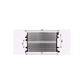 AVA VN2415 - Radiator