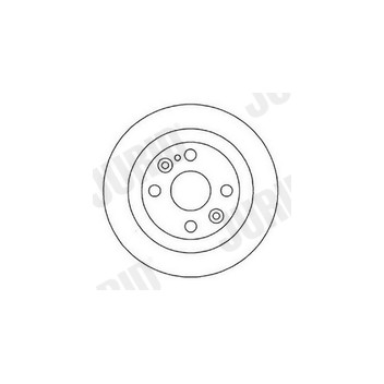Jurid 561714JC-1 - Brake Disc (Rear)