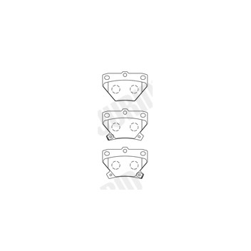 Jurid 572450J - Brake Pad Set (Rear)