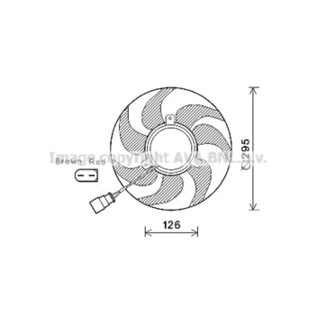 AVA VN7536 - Cooling Fan (Right Hand)