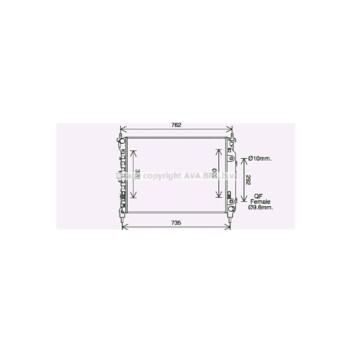 AVA CT2067 - Radiator