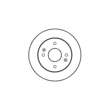 PPF DS6654 - Brake Disc (Rear)