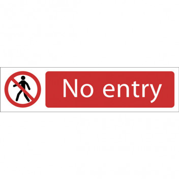 Draper 73161 - 'No Entry' Prohibition Sign