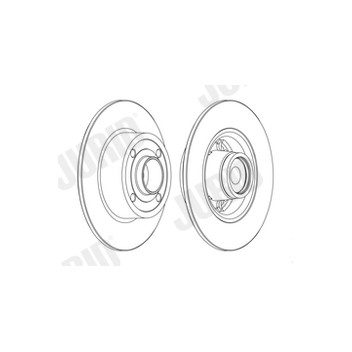 Jurid 562376JC-1 - Brake Disc (Rear)