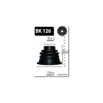 Shaftec BK126 - CV Boot Kit (Front Inner Left Hand)