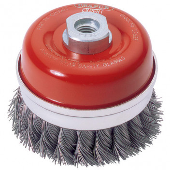 Draper Expert 52633 - Expert 100mm x M14 Twist Knot Wire Cup Brush