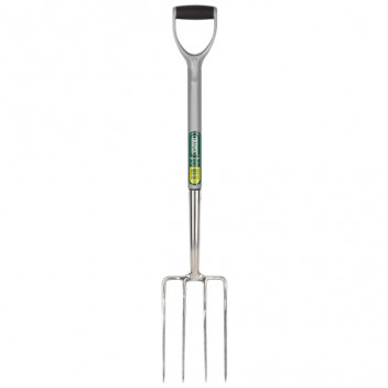 Draper 83755 - Stainless Steel Garden Fork With Soft Grip Handle