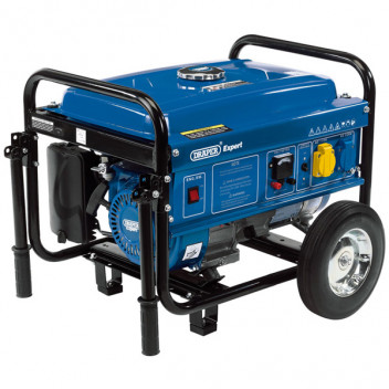 Draper Expert 87088 - Petrol Generator with Wheels (2.5kVA/2.5kW)