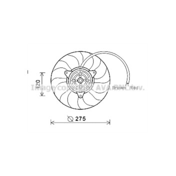 AVA AI7515 - Cooling Fan (Right Hand)