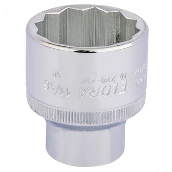 24880 - 11/16" 1/2" Square Drive Elora Whitworth Bi-Hexagon Socket