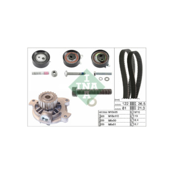INA 530048330 - Timing Belt-Water Pump Kit