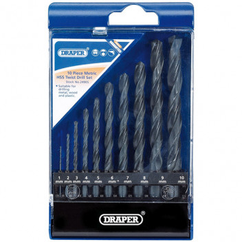 Draper 24905 - Metric HSS Drill Set (10 Piece)