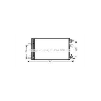 AVA OLA5499D - Condenser (A/C)