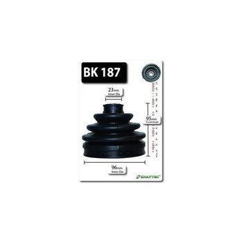 Shaftec BK187 - CV Boot Kit (Front Outer)