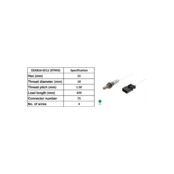 NTK 97943 - Lambda Sensor (Front+Rear, Front, Rear)