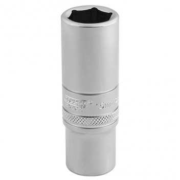 Draper Expert 16583 - 3/8" Square Drive 6 Point Metric Deep Socket (15mm)