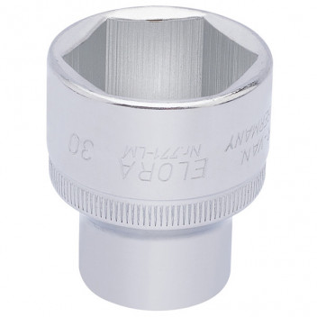15320 - 30mm 1/2" Square Drive Elora Hexagon Socket