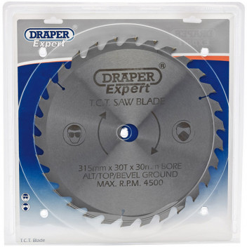 Draper Expert 09493 - Expert TCT Saw Blade 315X30mmx30T