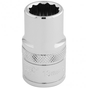 Draper Expert 33105 - 1/2" Square Drive Hi-Torq&#174; 12 Point Socket (13mm)