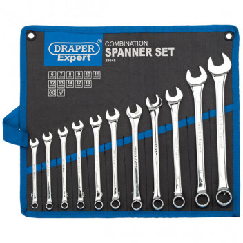 Draper Expert 29545 - Metric Combination Spanner Set (11 Piece)