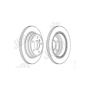 Jurid 563153JC-1 - Brake Disc (Rear)