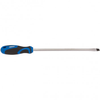 Draper 48927 - 9.5 x 250mm Plain Slot Screwdriver with Soft Grip Handles